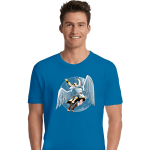 Shirts Premium Shirts, Unisex / Small / Sapphire Led Icarus