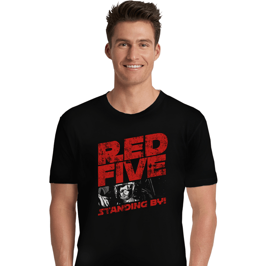 Shirts Premium Shirts, Unisex / Small / Black Red 5 Standing By