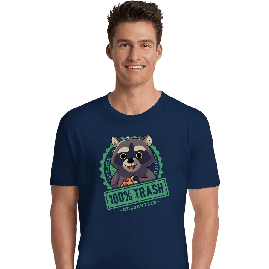 Shirts Premium Shirts, Unisex / Small / Navy 100% Trash