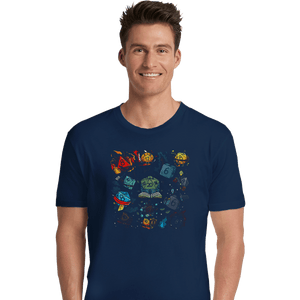 Shirts Premium Shirts, Unisex / Small / Navy DiceWorld