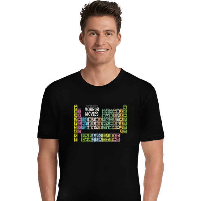 Shirts Premium Shirts, Unisex / Small / Black The Periodic Table Of Horror