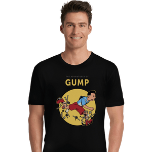 Daily_Deal_Shirts Premium Shirts, Unisex / Small / Black The Adventures Of Gump