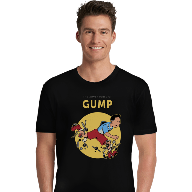 Daily_Deal_Shirts Premium Shirts, Unisex / Small / Black The Adventures Of Gump