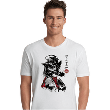 Load image into Gallery viewer, Secret_Shirts Premium Shirts, Unisex / Small / White Alphonse Sumi-e
