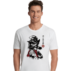 Secret_Shirts Premium Shirts, Unisex / Small / White Alphonse Sumi-e