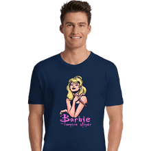 Load image into Gallery viewer, Daily_Deal_Shirts Premium Shirts, Unisex / Small / Navy Barbie The Vampire Slayer
