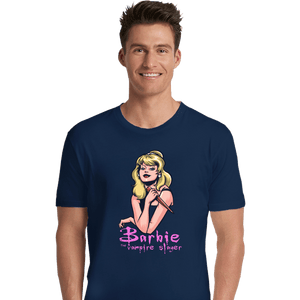 Daily_Deal_Shirts Premium Shirts, Unisex / Small / Navy Barbie The Vampire Slayer
