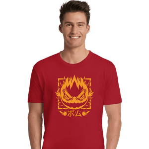 Shirts Premium Shirts, Unisex / Small / Red Fireball Bomb