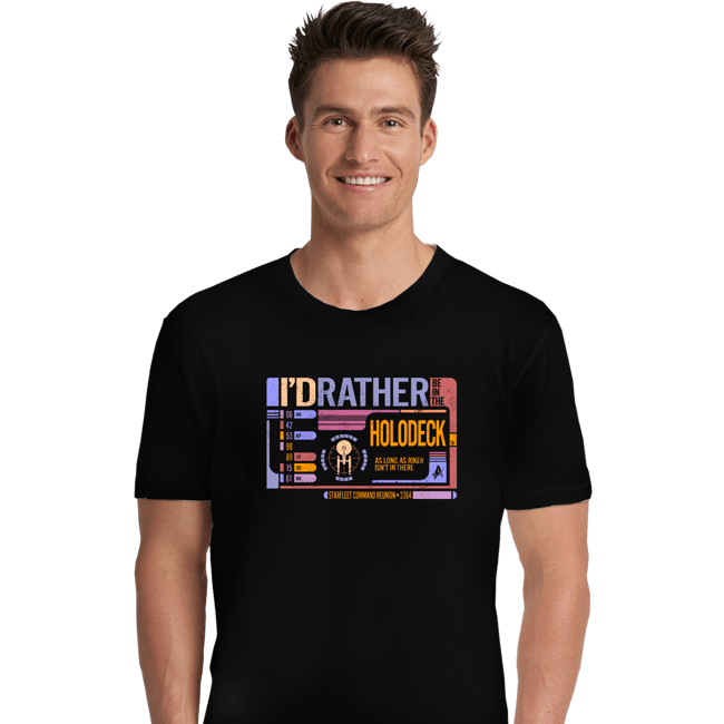 Secret_Shirts Premium Shirts, Unisex / Small / Black Holodeck!