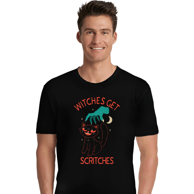 Daily_Deal_Shirts Premium Shirts, Unisex / Small / Black Witches Get Scritches