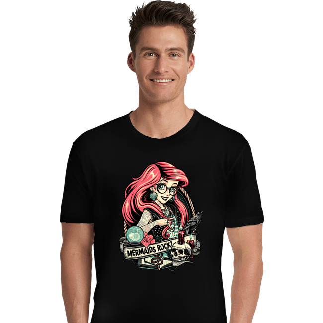 Secret_Shirts Premium Shirts, Unisex / Small / Black Rocker Ariel!