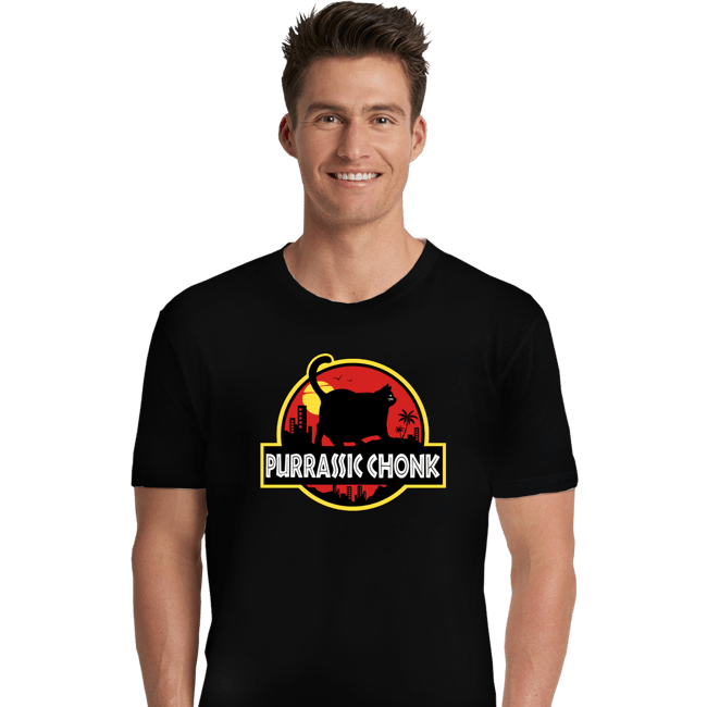 Daily_Deal_Shirts Premium Shirts, Unisex / Small / Black Purassic Chonk