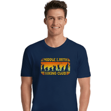 Load image into Gallery viewer, Daily_Deal_Shirts Premium Shirts, Unisex / Small / Navy Middle Earth Hiking Club
