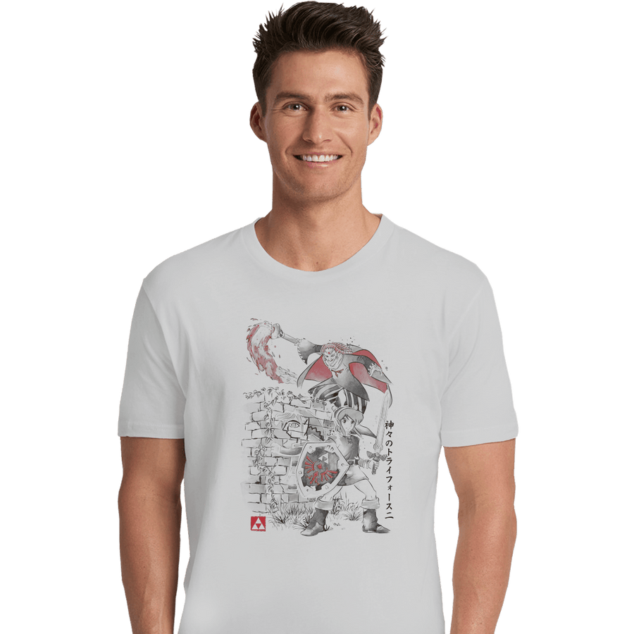 Shirts Premium Shirts, Unisex / Small / White Between Worlds Sumi-e