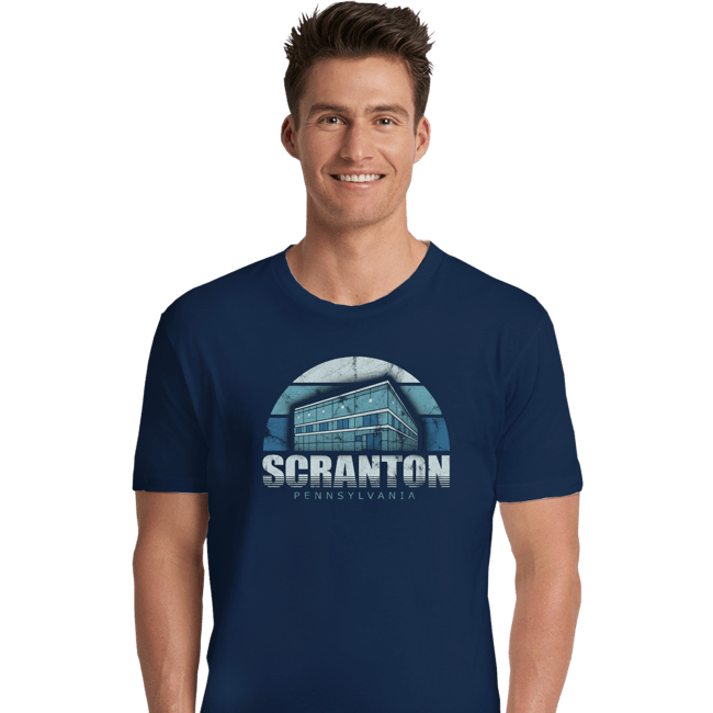 Shirts Premium Shirts, Unisex / Small / Navy Vintage Scranton