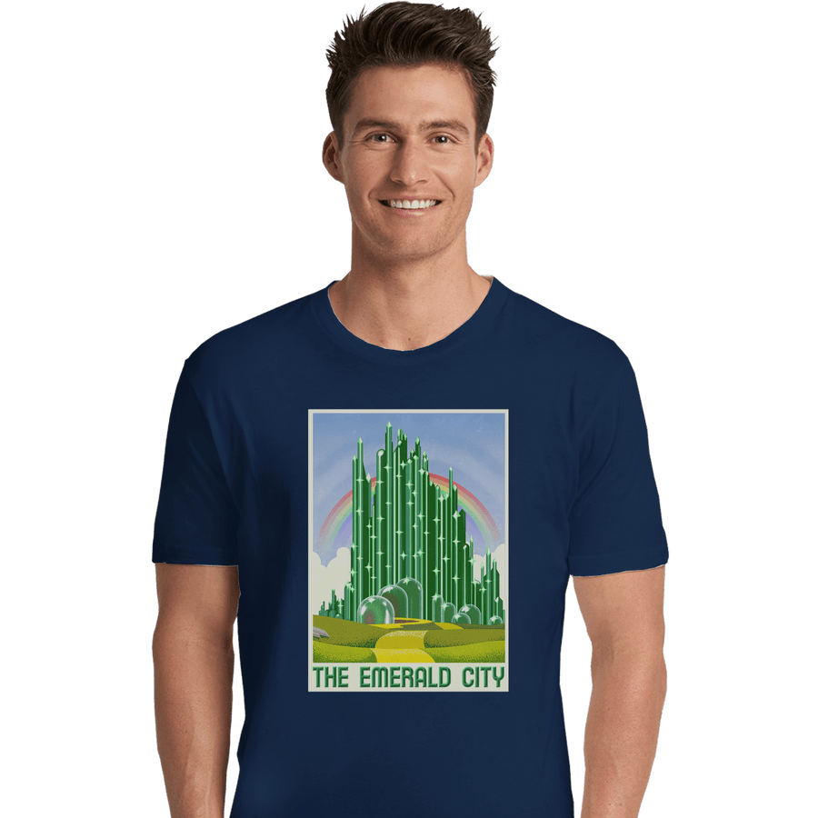 Shirts Premium Shirts, Unisex / Small / Navy Visit The Emerald City