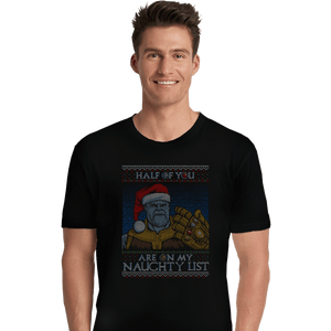 Shirts Premium Shirts, Unisex / Small / Black Half Of You