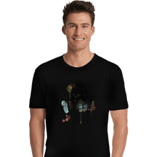 Load image into Gallery viewer, Shirts Premium Shirts, Unisex / Small / Black Howl Watercolor
