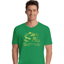 Load image into Gallery viewer, Shirts Premium Shirts, Unisex / Small / Irish Green Relax In Saturn Valley
