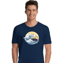 Load image into Gallery viewer, Daily_Deal_Shirts Premium Shirts, Unisex / Small / Navy The Great Wave of the Ringwraiths
