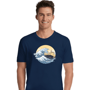 Daily_Deal_Shirts Premium Shirts, Unisex / Small / Navy The Great Wave of the Ringwraiths