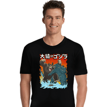 Load image into Gallery viewer, Daily_Deal_Shirts Premium Shirts, Unisex / Small / Black Ozaru VS Gojira
