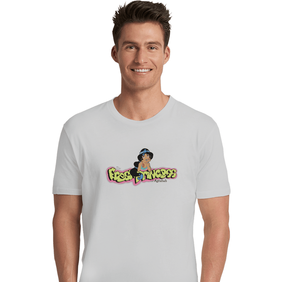 Shirts Premium Shirts, Unisex / Small / White Fresh Princess Of Agrabah