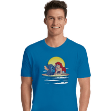 Load image into Gallery viewer, Shirts Premium Shirts, Unisex / Small / Sapphire Aloha Mermaid
