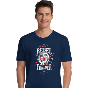 Shirts Premium Shirts, Unisex / Small / Navy Rebel Forever