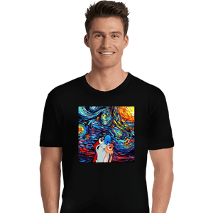 Daily_Deal_Shirts Premium Shirts, Unisex / Small / Black Van Gogh Never Experienced Space Madness