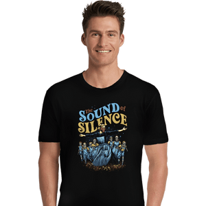 Shirts Premium Shirts, Unisex / Small / Black The Sound Of Silence