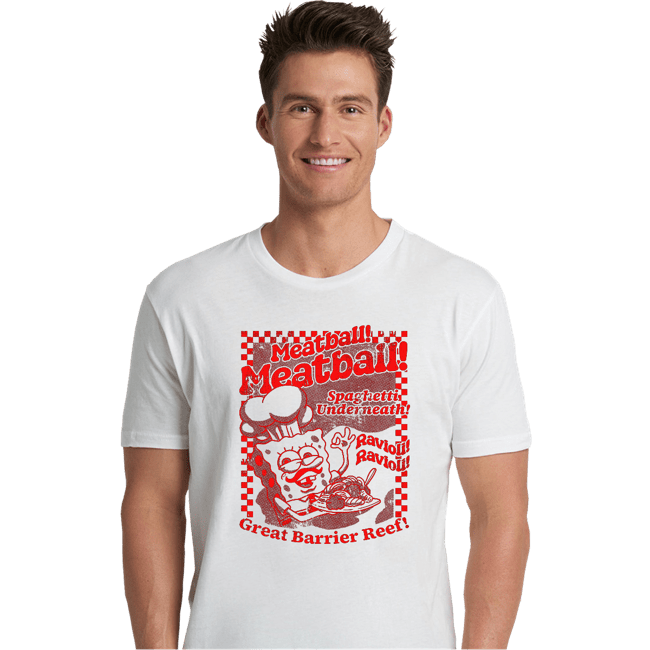 Daily_Deal_Shirts Premium Shirts, Unisex / Small / White Ravioli Ravioli!