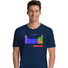 Load image into Gallery viewer, Secret_Shirts Premium Shirts, Unisex / Small / Navy Periodic Table of Powerups

