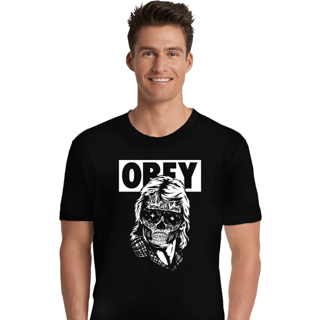 Shirts Premium Shirts, Unisex / Small / Black They Obey