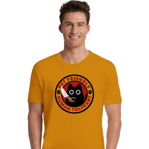 Daily_Deal_Shirts Premium Shirts, Unisex / Small / Gold Pet Friendly Human Tolerant