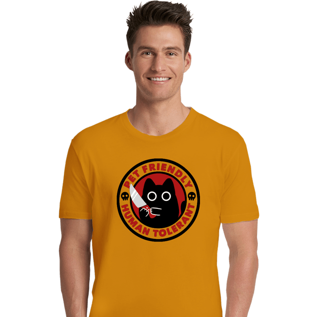 Daily_Deal_Shirts Premium Shirts, Unisex / Small / Gold Pet Friendly Human Tolerant