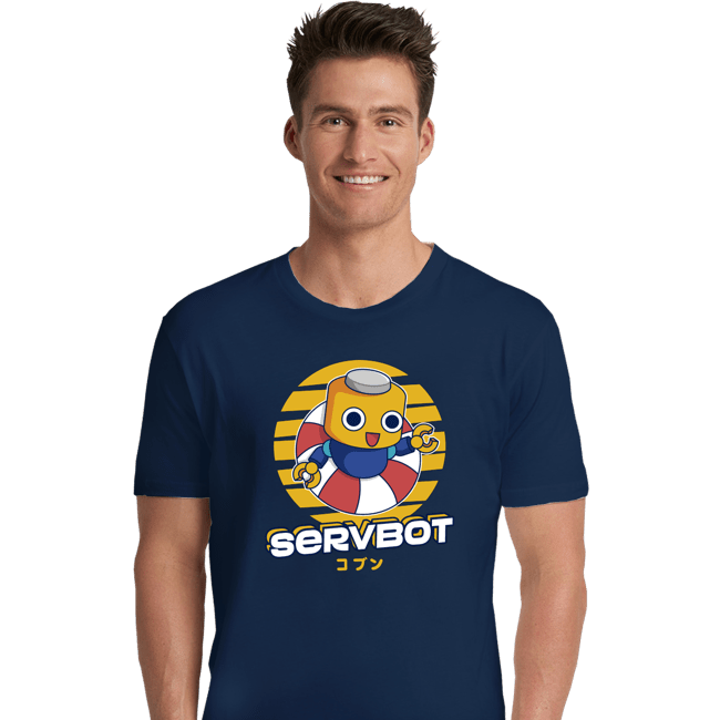 Shirts Premium Shirts, Unisex / Small / Navy Servbot Summer