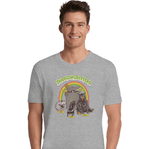 Shirts Premium Shirts, Unisex / Small / Sports Grey Trash Can Critters