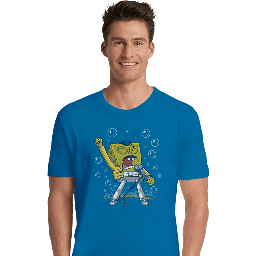 Shirts Premium Shirts, Unisex / Small / Sapphire Sponge Freddy