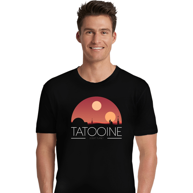 Shirts Premium Shirts, Unisex / Small / Black Desert Planet