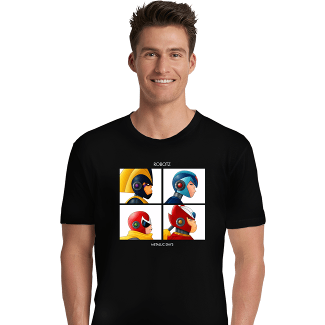 Secret_Shirts Premium Shirts, Unisex / Small / Black Robotz Metallic Dayz