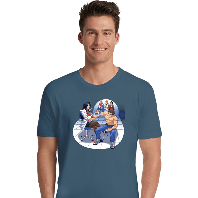 Shirts Premium Shirts, Unisex / Small / Indigo Blue School Brawl