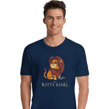 Load image into Gallery viewer, Shirts Premium Shirts, Unisex / Small / Navy The Kitty King
