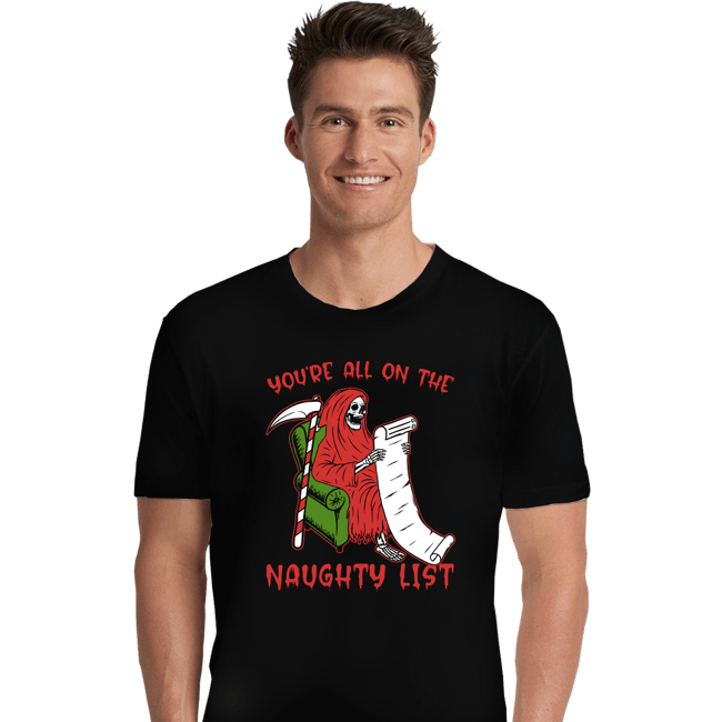 Secret_Shirts Premium Shirts, Unisex / Small / Black Naughty List