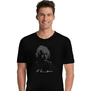 Shirts Premium Shirts, Unisex / Small / Black Einstein
