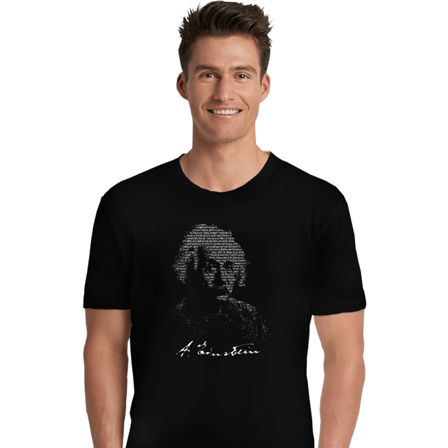 Shirts Premium Shirts, Unisex / Small / Black Einstein
