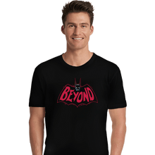 Load image into Gallery viewer, Secret_Shirts Premium Shirts, Unisex / Small / Black Bat Beyond Tee
