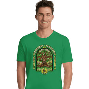 Shirts Premium Shirts, Unisex / Small / Irish Green Deku Tree