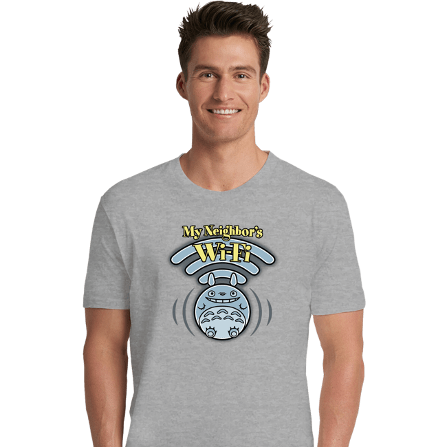 Shirts Premium Shirts, Unisex / Small / Sports Grey My Neighbors Wifi