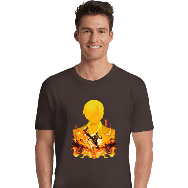 Shirts Premium Shirts, Unisex / Small / Dark Chocolate Sanji Shadow